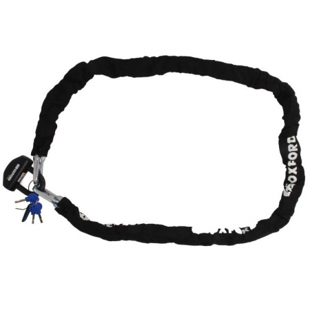 Lant Antifurt Moto Oxford Boss Chain Lock 12mm x 2,0m Otel Negru LK384 [1]