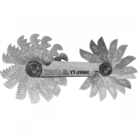 Truse si scule de mana - Lera pentru fire metrice,  Otel, 24 lame, 0.25 - 6 mm,