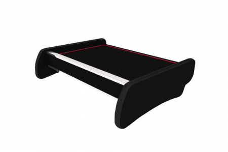 Masa bord compatibila cu Mercedes Sprinter I (01.2000-12.2006), Negru cu cusatura rosie [1]