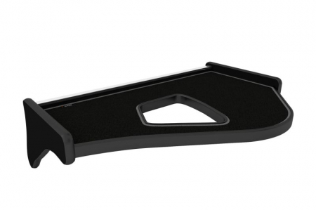 Raft interior cabina sofer - Masa centrala bord camion compatibia cu Volvo Volvo FH, FH 16, FM (01.2002-12.2008), Negru cu cusatura gri