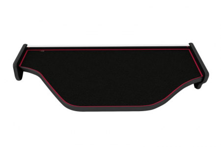 Masa centrala bord camion compatibil cu DAF XF 105 (01.2006-12.2013), Negru cu cusatura rosie [2]