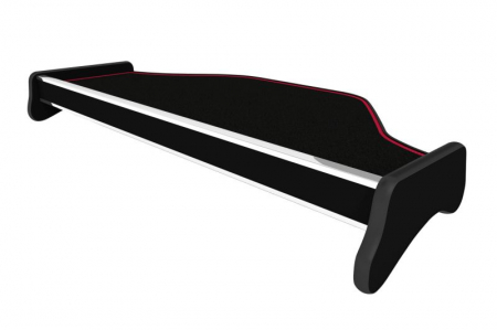 Masa centrala bord camion compatibil cu DAF XF 105 (01.2006-12.2013), Negru cu cusatura rosie [1]