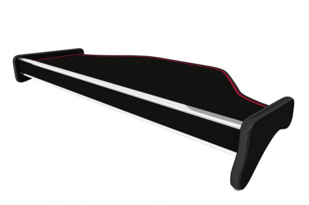 Masa centrala bord camion compatibila cu DAF XF 106 01.2014+, Negru cu cusatura rosie [1]