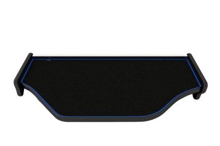 Masa centrala bord camion compatibila cu DAF XF 95 (01.1997-12.2005), Negru cu cusatura albastra [2]