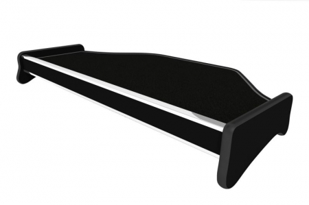 Masa centrala bord camion compatibila cu DAF XF 95 (01.1997-12.2005), Negru cu cusatura gri [1]