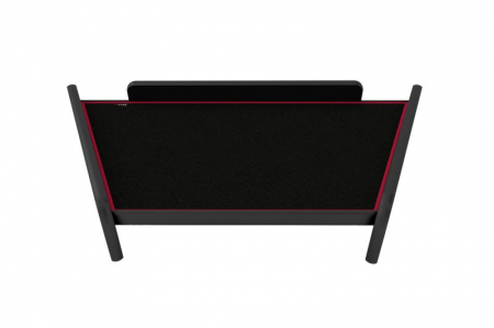 Masa centrala bord camion compatibila cu Iveco Stralis cabina ingusta (01.2002-12.2012), Negru cu cusatura rosie [2]