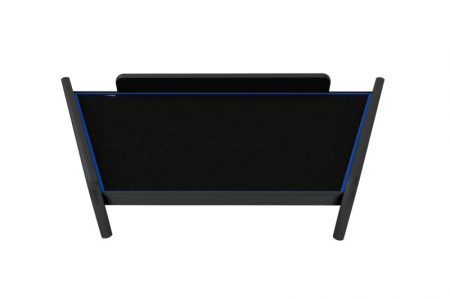 Masa centrala bord camion compatibila cu Iveco Stralis cabina ingusta (01.2002-12.2012), Negru cu cusatura albastra [2]