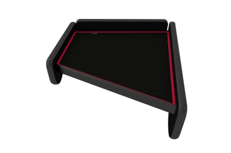 Masa centrala bord camion compatibila cu Renault Magnum Inegral / Millenium / New Size, Negru cu cusatura rosie [2]