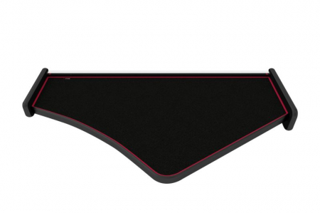 Masa centrala bord camion compatibila cu Renault Premium II (01.2005-12.2013), Negru cu cusatura rosie [2]