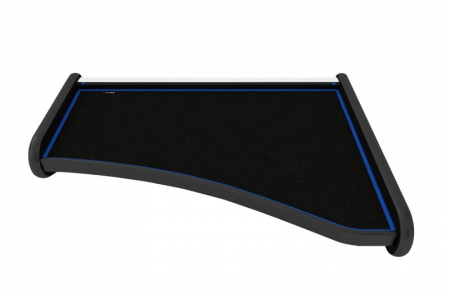 Masa centrala bord camion compatibila cu Scania 4 (01.1995-12.2004), Negru cu cusatura albastra [2]