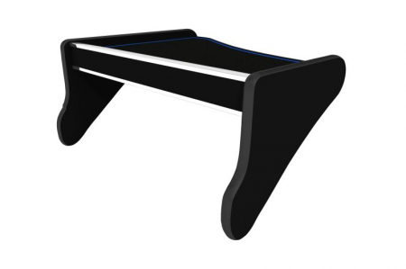 Masa centrala bord camion compatibila cu Scania 4 (01.1995-12.2004), Negru cu cusatura albastra [1]