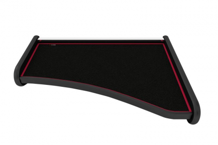 Masa centrala bord camion compatibila cu Scania 4 (01.1995-12.2004), Negru cu cusatura rosie [2]