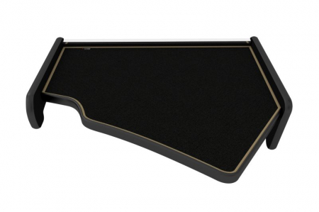 Masa centrala bord camion compatibila cu Scania R (01.2005-09.2016) DOAR Highline Cab, Negru cu cusatura crem [2]