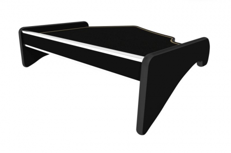 Masa centrala bord camion compatibila cu Scania R (01.2005-09.2016) DOAR Highline Cab, Negru cu cusatura crem [1]