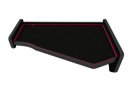 Masa centrala bord camion compatibila cu Scania R Nextgen 01.2017+ si Scania S Nextgen 01.2017+, Negru cu cusatura rosie [2]