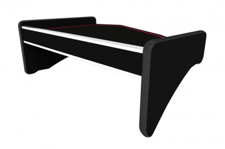 Masa centrala bord camion compatibila cu Scania R Nextgen 01.2017+ si Scania S Nextgen 01.2017+, Negru cu cusatura rosie [1]