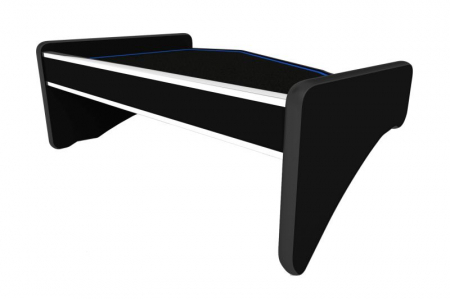 Masa centrala bord camion compatibila cu Scania R Nextgen 01.2017+ si Scania S Nextgen 01.2017+, Negru cu cusatura albastra [1]