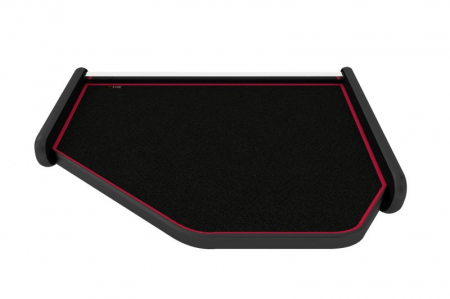 Masa centrala bord camion compatibila cu Volvo FH 2 (01.1998-12.2001), Negru cu cusatura rosie [2]