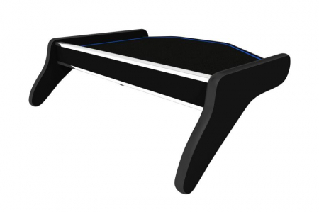 Masa centrala bord camion compatibila cu Volvo FH 2 (01.1998-12.2001), Negru cu cusatura albastra [1]