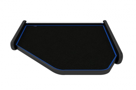 Masa centrala bord camion compatibila cu Volvo FH 2 (01.1998-12.2001), Negru cu cusatura albastra [2]