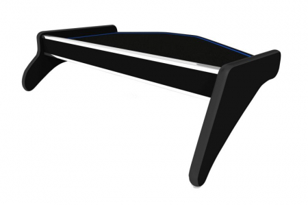 Masa centrala bord camion compatibila cu Volvo FH 3 (01.2009-12.2012), Negru cu cusatura albastra [1]