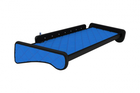 Raft interior cabina sofer - Masa centrala camion compatibila cu MAN TGX, 01.2007-03.2020 - Albastru