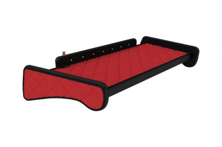 Raft interior cabina sofer - Masa centrala camion compatibila cu MAN TGX, 01.2007-03.2020 - Rosu