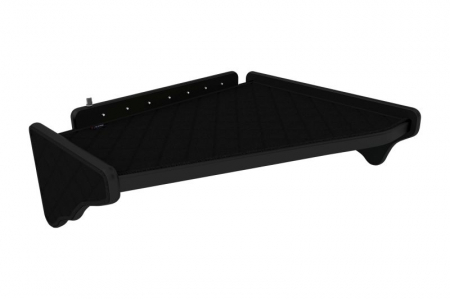 Raft interior cabina sofer - Masa centrala camion compatibila cu Scania R cabina joasa 01.2005-12.2016 - Negru