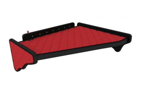 Raft interior cabina sofer - Masa centrala camion compatibila cu Scania R cabina joasa 01.2005-12.2016 - Rosu