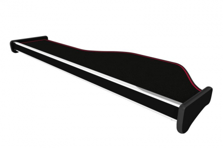 Masa lunga bord camion compatibila cu DAF XF 106 01.2014+, Negru cu cusatura rosie [1]