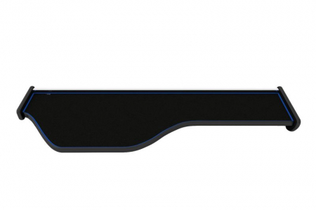 Masa lunga bord camion compatibila cu DAF XF 106 01.2014+, Negru cu cusatura albastra [2]