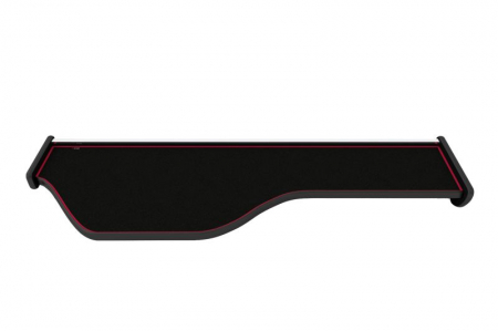 Masa lunga bord camion compatibila cu DAF XF 106 01.2014+, Negru cu cusatura rosie [2]