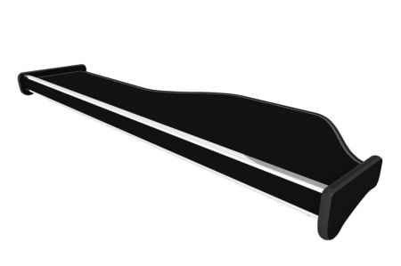 Masa lunga bord camion compatibila cu DAF XF 106 01.2014+, Negru cu cusatura gri [1]