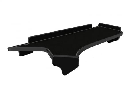 Accesorii camion - Masa lunga bord camion compatibila cu Iveco Stralis HI-WAY si Iveco Stralis XP, Negru cu cusatura gri