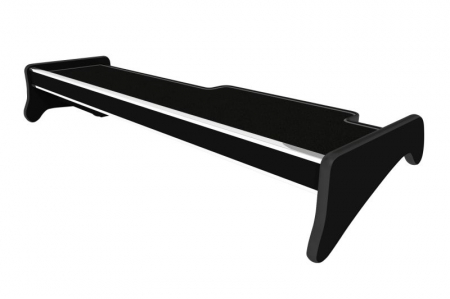 Masa lunga bord camion compatibila cu MAN TGA wide cabIN (XXL) (01.2000-12.2010), Negru cu cusatura gri [1]