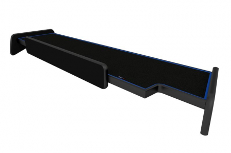 Masa lunga bord camion compatibila cu MAN TGX (01.2007-12.2020), Negru cu cusatura albastra [1]