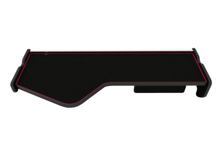 Masa lunga bord camion compatibila cu Renault Magnum Inegral / Millenium / New Size, Negru cu cusatura rosie [2]