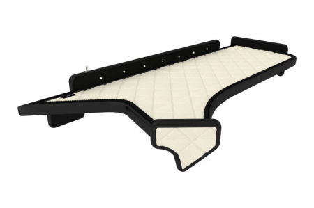 Raft interior cabina sofer - Masa lunga camion compatibila cu Iveco Stralis HI-WAY si XP fabricatie 01.2013+, Crem