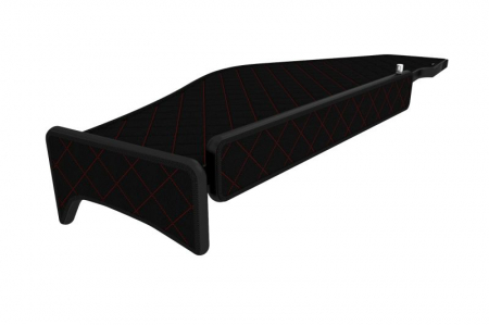 Masa lunga camion compatibila cu Renault T 01.2014+, Negru cu cusatura rosie [3]