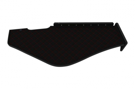 Masa lunga camion compatibila cu Renault T 01.2014+, Negru cu cusatura rosie [2]