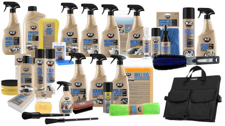 Pachete detailing - Mega Kit Complet Detailing Auto K2 – Interior, Exterior si Motor