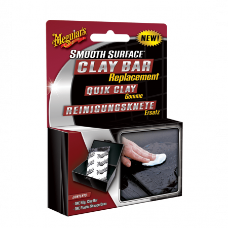 Intretinere auto - Meguiar's Argila Decontaminare Smoot Surface Clay Bar Quik Clay Reinigungsknete 50G G1001EU