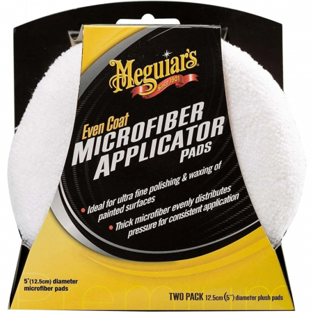 Intretinere auto - Meguiar's Even Coat Microfiber Applicator Pads Set 2 Aplicatoare Microfibra X3080EUMG