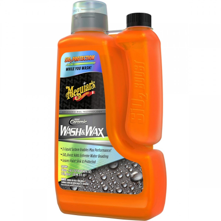 Intretinere auto - Meguiar's Hybrid Ceramic Wash and Wax Sampon Auto Cu Ceara 1.66L G210256