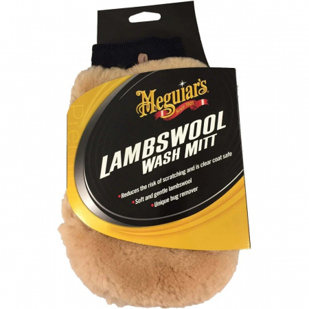 Bureti, Lavete, Accesorii - Meguiar's Lambswool Wash Mitt - Manusa Blana Oaie A7301MG