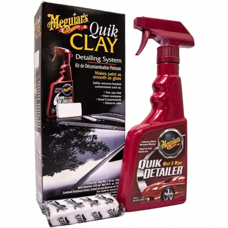 Intretinere auto - Meguiar's Quick Clay Starter Kit Decontaminare Vopsea G1116EUMG