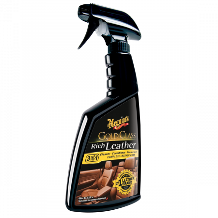Intretinere auto - Meguiar's Solutie Curatat Si Intretinere Piele Gold Class Rich Leather 473ML G10916