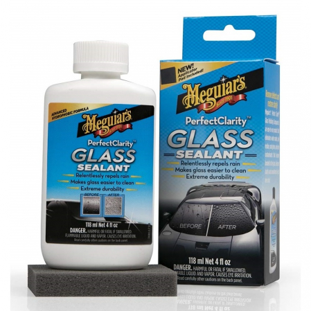Intretinere auto - Meguiar's Tratament Hidrofob Parbriz Perfect Clarity Glass Sealant 118ML G8504