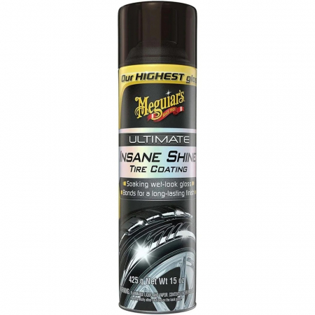 Intretinere auto - Meguiar's Ultimate Insane Shine Tire Coating Spray Dressing Anvelope 425G G192315EUMG