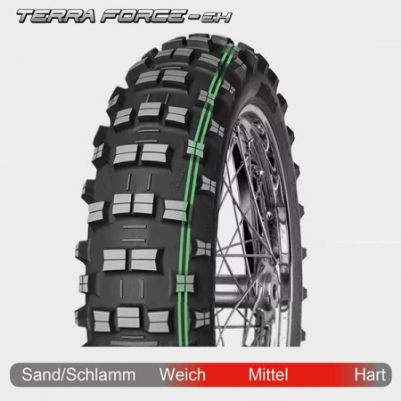 Moto/Atv - MITAS Motocross - Terra Force EH - 140/80-18 [70M] [dunga verde dubla]
Latime 140 | Inaltime 80 | Janta 18